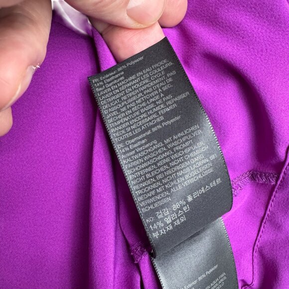 Marmot Women's Lightweight 1/4 Zip Shirt Purple Activewear, Size L - Picture 5 of 10